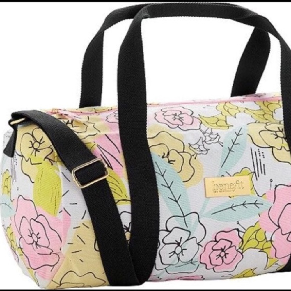Limited Edition Benefit Cosmetics Floral Duffle